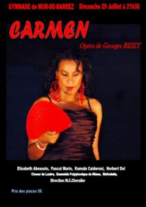 affiche Carmen 2012