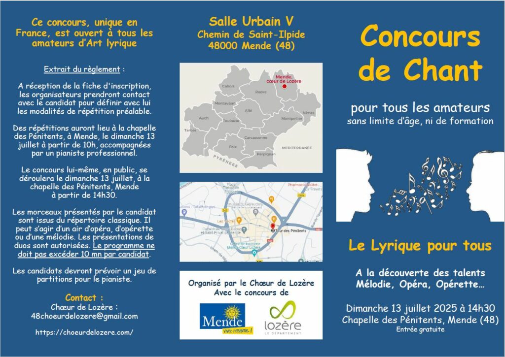 Plaquette concours de chant 2025 recto