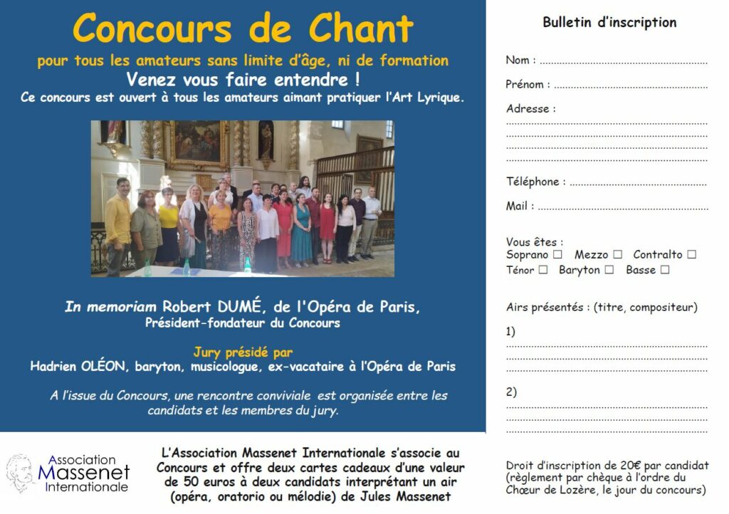 Plaquette concours de chant 2025 verso